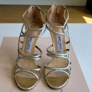 JIMMY Choo authentic glitter metallic heels